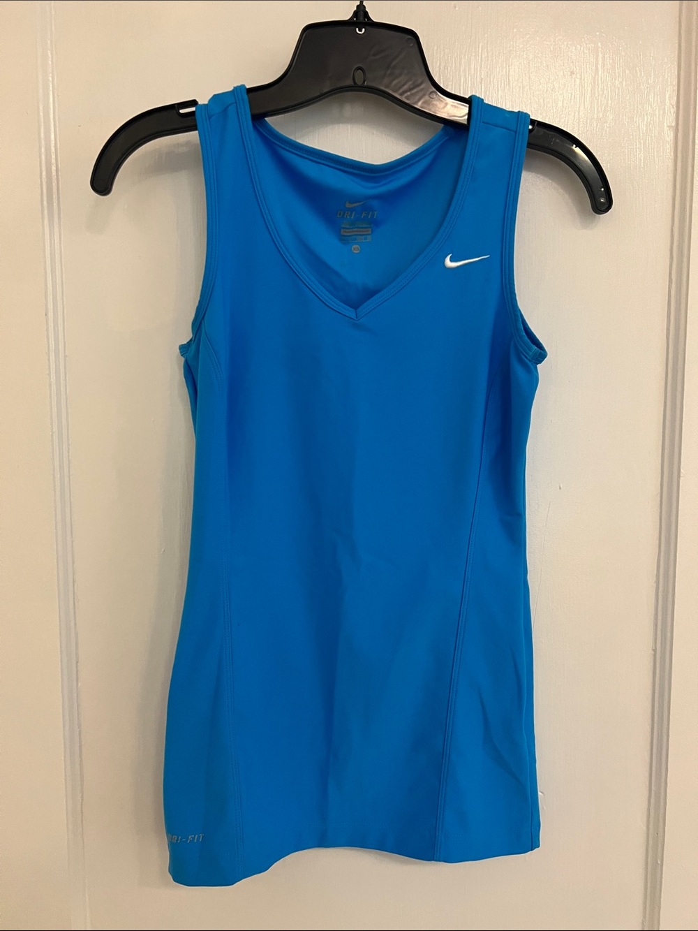 Nike Womens Bright Blue Dri-FIT V-Neck Tank